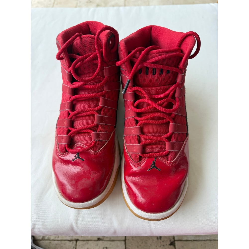 Jordan Max Aura University Red Black White Kids Basketball Shoes CQ9544-600 5.5Y